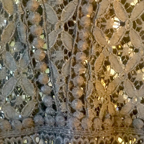 NWT Hazel Black Bell Sleeve Lace Blouse - Picture 2 of 2